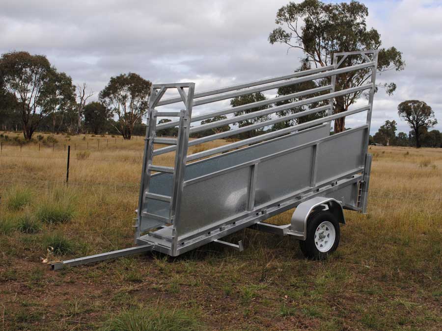 mobile cattle loading ramp