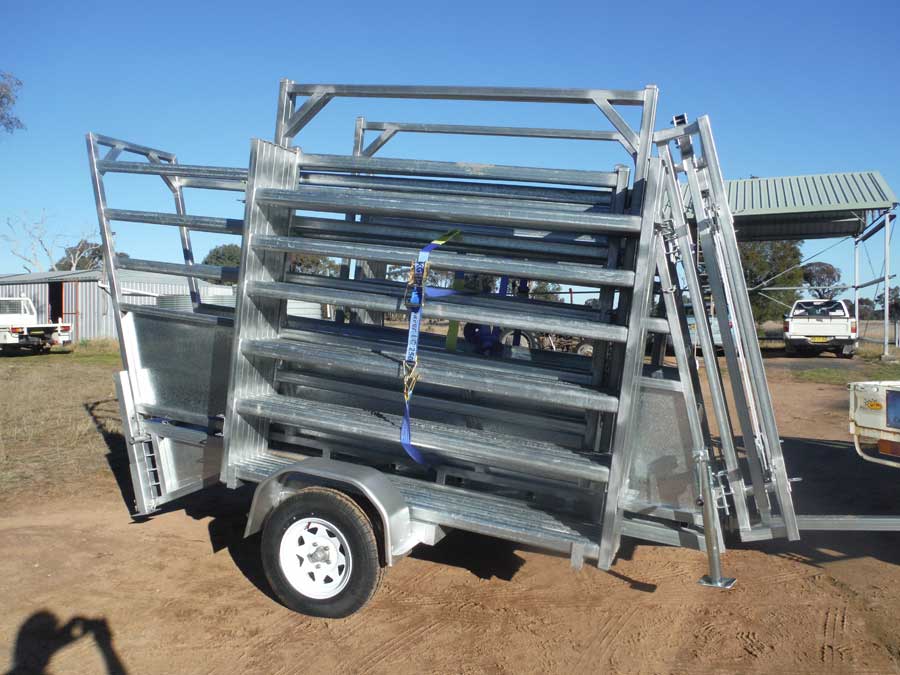 portable cattle loading ramp