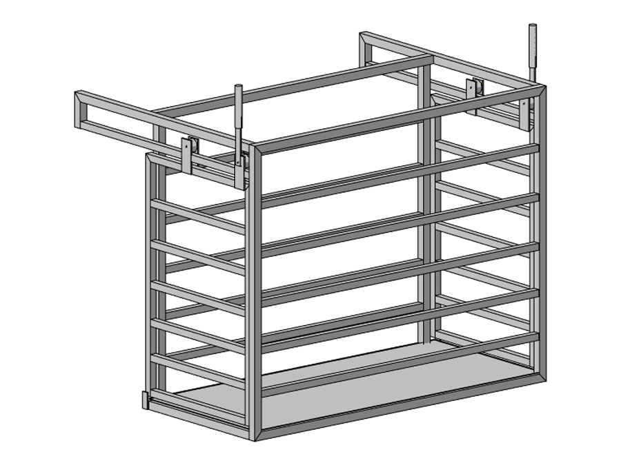 sheep weigh crate